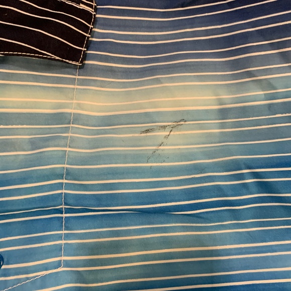 Striped Swim Trunks, Size Large - Picture 3 of 3